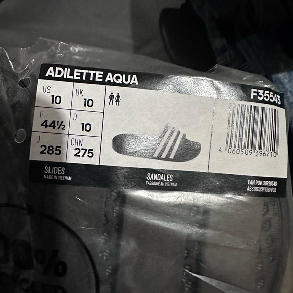 Brand new adidas sandals. Have sizes 9, and 10. - Picture 2 of 2